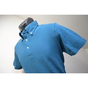 Spier & Mackay Polo Dark Blue Short Sleeve Casual Shirt Mens Size Medium